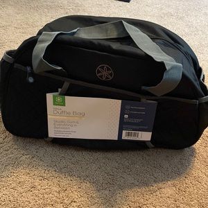 Gaiam Black Yoga Duffle Bag